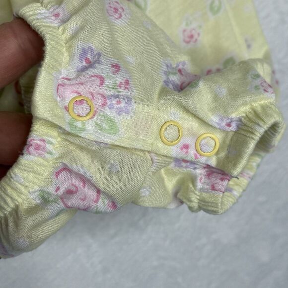 Vintage Carters Infant Baby Girls Size 9-12 Months 9M Bubble Romper Pajamas - Picture 6 of 11